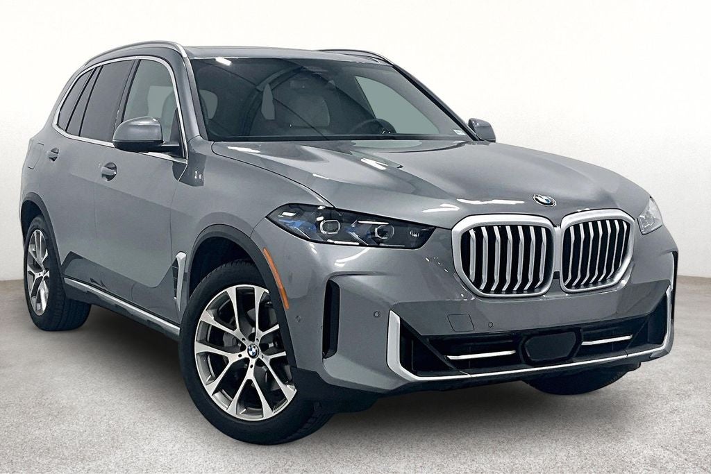2026 BMW X5 sDrive40i in Skyscraper Grey Metallic — front three-quarter view